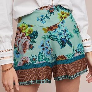EUC Anthropologie Maeve Carolina floral shorts